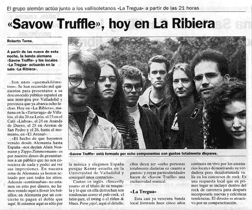»El Norte de Castilla«, Mittwoch, 23. März 1994 