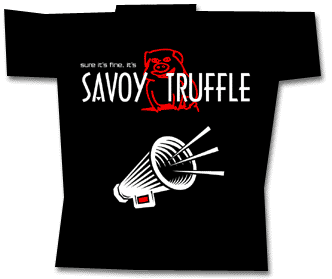 Savoy-Truffle-T-Shirt Rückseite