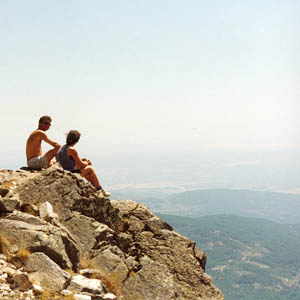 Frank & Heidrun auf einem Mountain