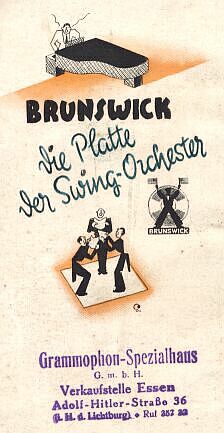 Brunswick - die Platte der Swing-Orchester